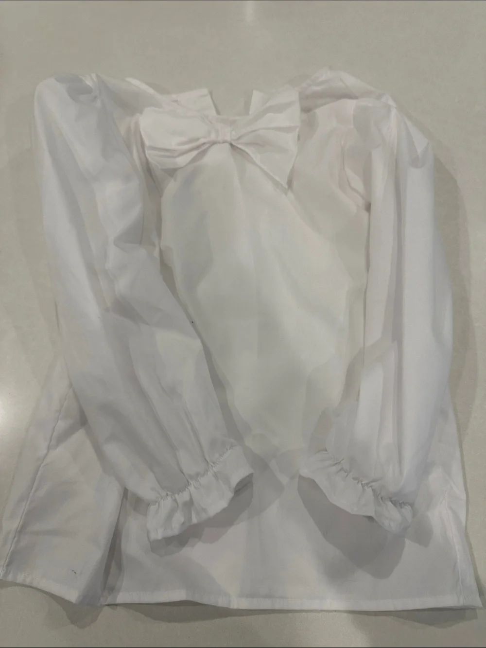 The Beaufort Bonnet Company White Beatrice Bow Blouse